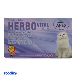 apex cat herbo vital قطره ضد کک و کنه گربه اپکس
