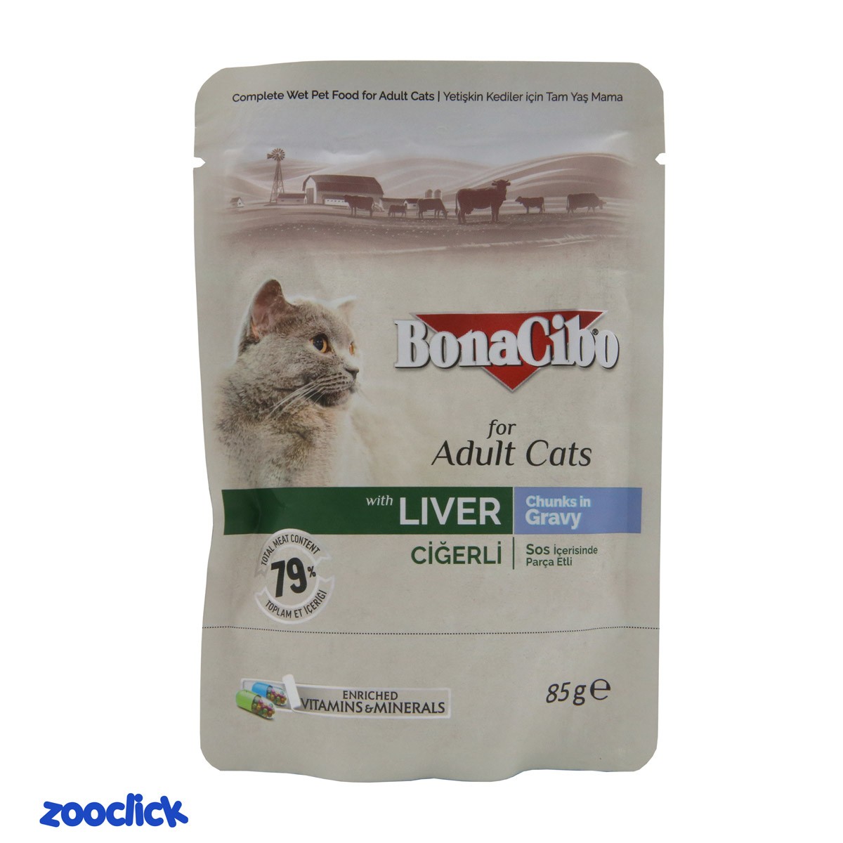 bonacibo adult cat food liver