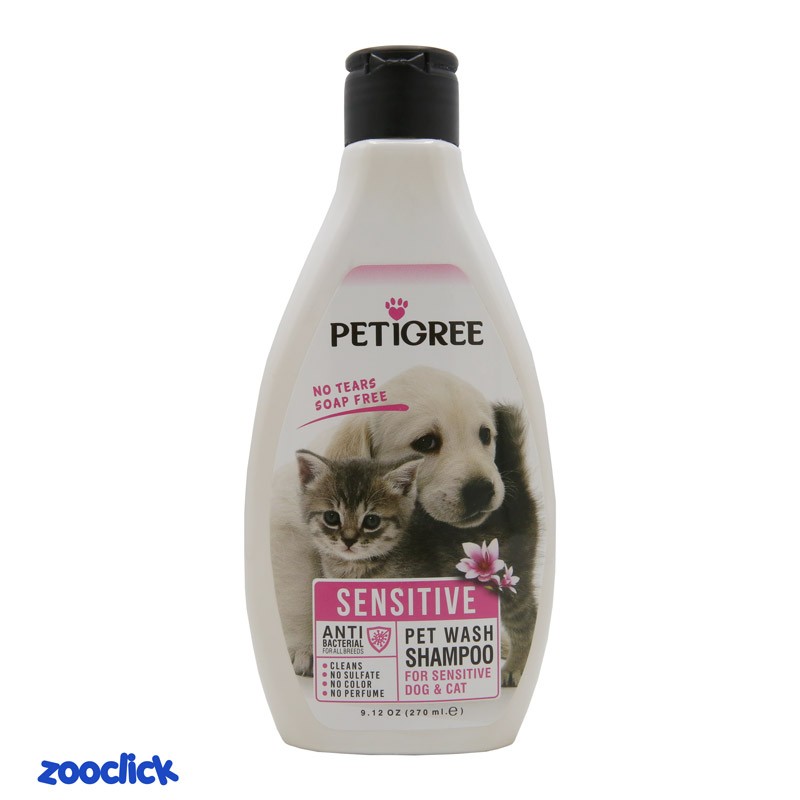 petigree sensitive shampoo for dog & cat شامپو مخصوص پوست حساس سگ و گربه پتیگری