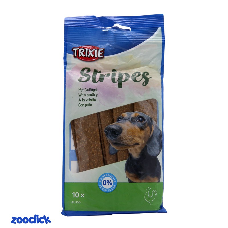 trixie dog chicken stripes تشویقی سگ تریکسی با طعم مرغ