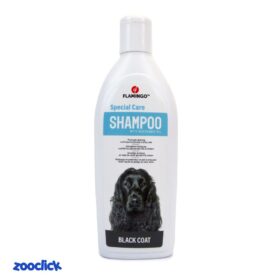 flamingo shampoo for dog with black coat شامپو سگ فلامینگو با پوشش سیاه