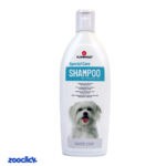 flamingo shampoo for dog with white coat شامپو سگ مو سفید فلامینگو