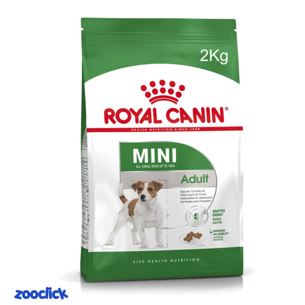 royal canin mini adult 2 kg غذای خشک سگ بالغ نژاد کوچک رویال کنین