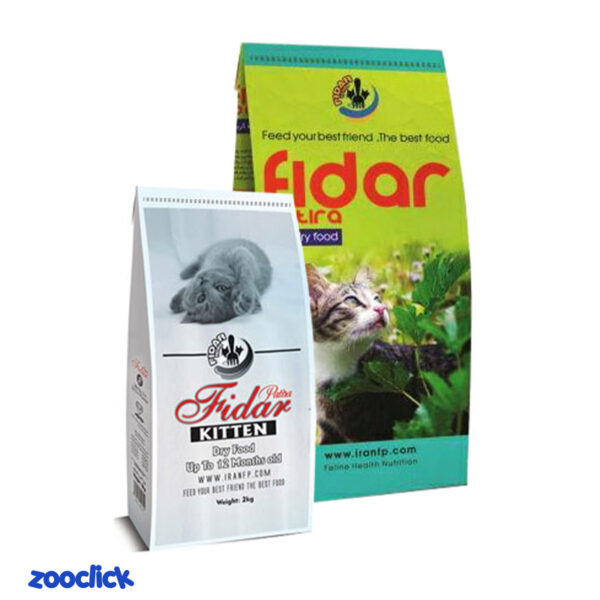 fidar kitten food غذای بچه گربه مخلوط فیدار پاتیرا