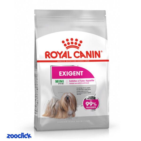 royal canin exigent غذای خشک سگ بد غذا نژاد کوچک رویال کنین