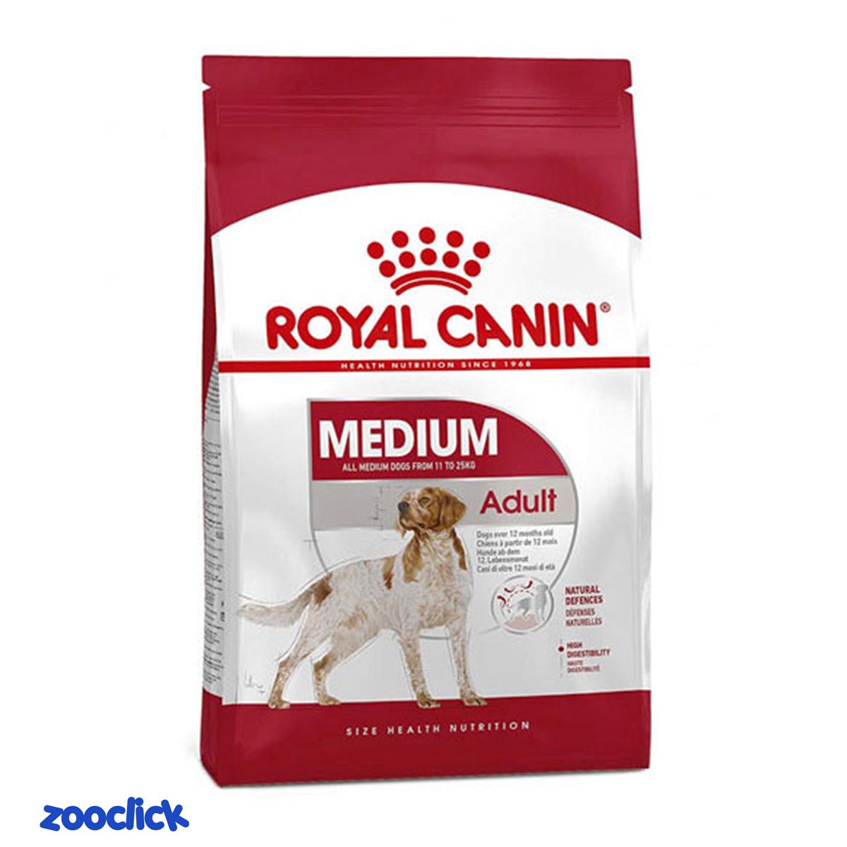 royal canin medium adult غذای خشک سگ بالغ نژاد متوسط رویال کنین