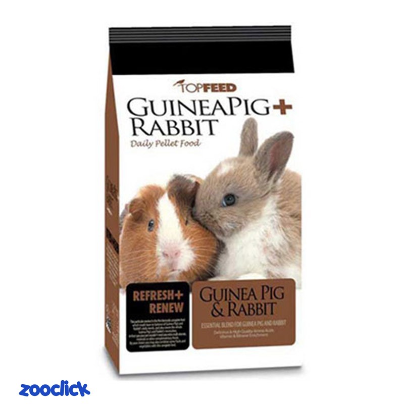 top feed rabitt & guinea pea food غذای خرگوش جوان و خوکچه هندی تاپ فید