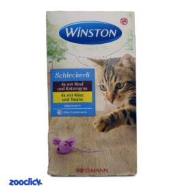 winston cat schleckerli بستنی وینستون گربه با طعم گوشت و پنیر