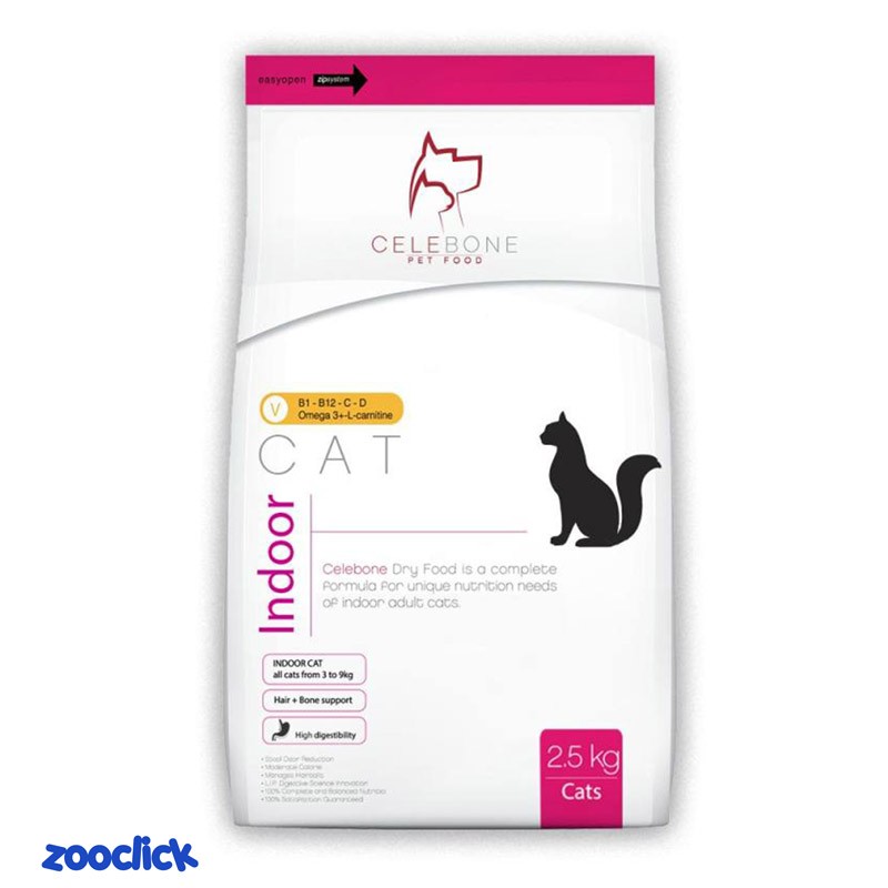celebone indoor cat food غذای خشک ایندور گربه سلبن