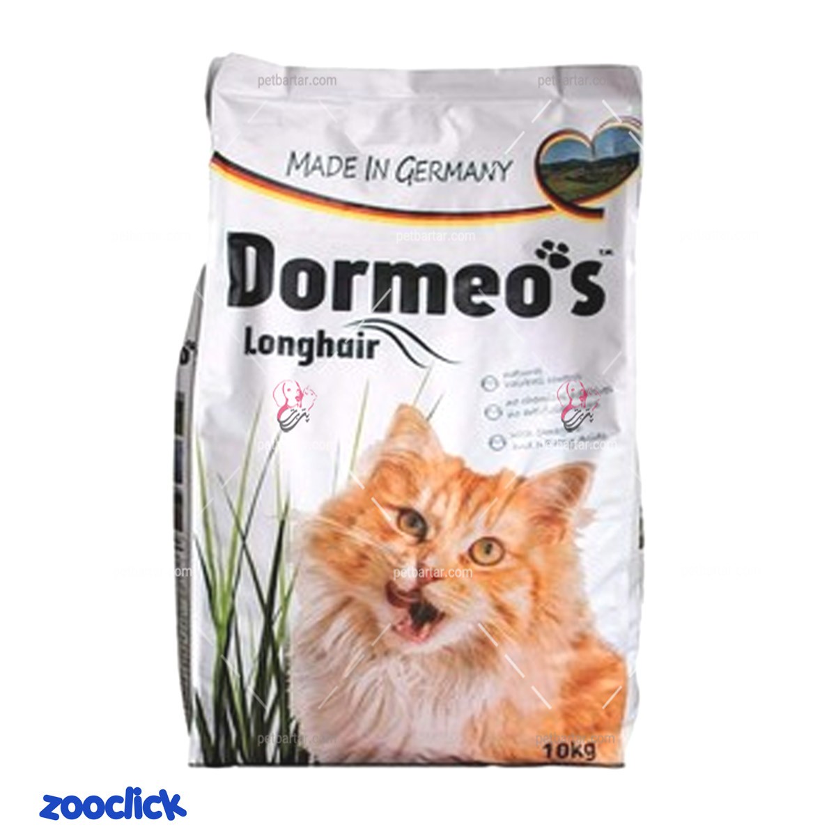 dormeo adult cat food with beef & chicken غذای خشک گربه بالغ دورمئو با طعم مرغ و گوشت