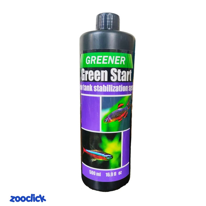 greener green start محلول استارتر فیلتر آکواریوم گرینر
