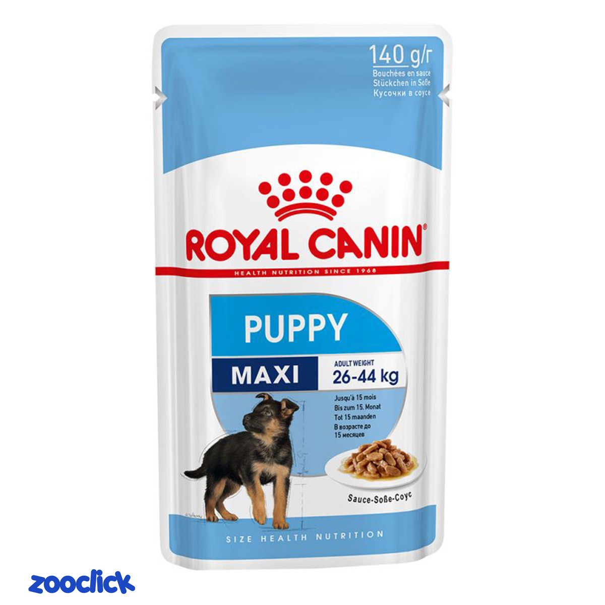 royal canin maxi puppy pouches پوچ سگ مکسی پاپی رویال کنین
