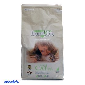غذای خشک گربه طعم بره و برنج بوناسیبو