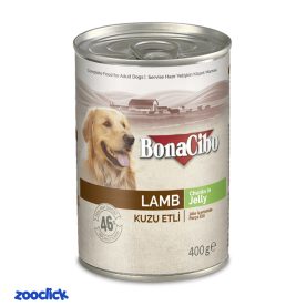bonacibo canned with lamb - کنسرو سگ بوناسیبو طعم بره
