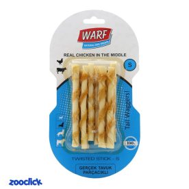 warf dog spiral bone treats with chicken تشویقی سگ مارپیچ مرغ وارف